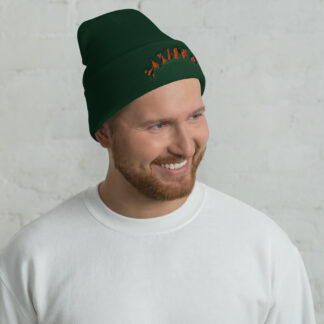 'Hung' Cuffed Beanie - Spruce