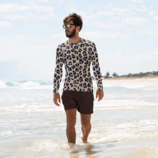 Men's Leopard Rash Guard