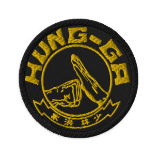 Gold Hung Ga has Embroidered patches